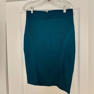 Bodycon bandage skirt , emerald green, size M